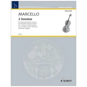 Marcello, B.: 2 Sonatas Nr. 1 F-Dur und Nr. 4 g-Moll