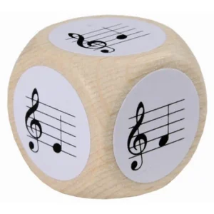 Note Dice with treble clef