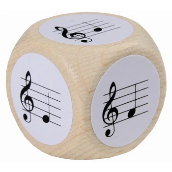 Note Dice with treble clef