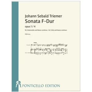 Triemer, J. S.: Violoncellosonate F-Dur Op. 1/4