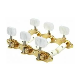 Schaller meccaniche per chitarra classica, pomelli perlati, dorate