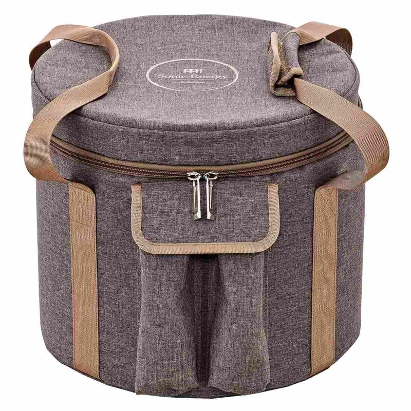 SONIC ENERGY CSBB10BR Borsa per campane tibetane in cristallo da 9″ e 10″ marrone