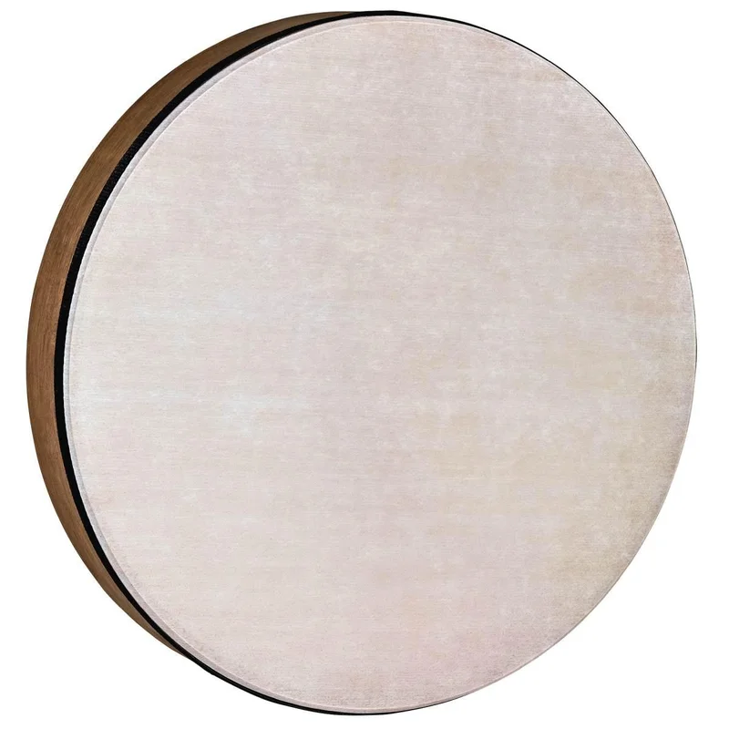 SONIC ENERGY HD16WB-WH Tamburo a mano da 16″, pelle sintetica intrecciata
