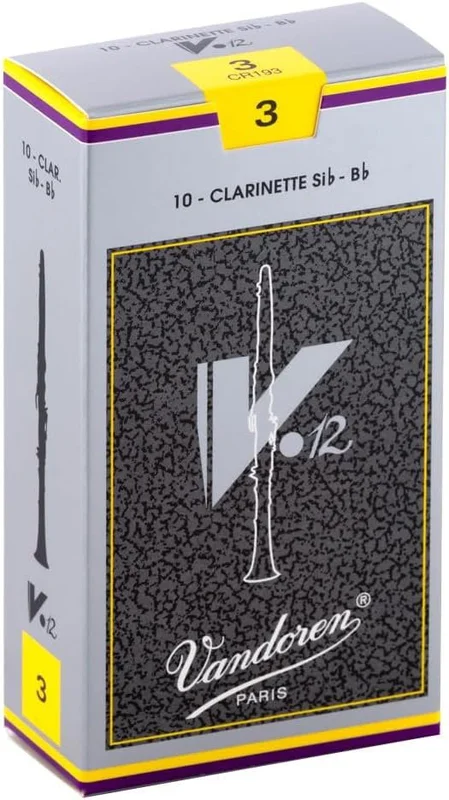 Vandoren V12 CR-193 Ance per clarinetto Sib Misura N 3 SCATOLA DA 10PZ