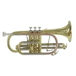 Cornetta Bach in sib laccata con astuccio