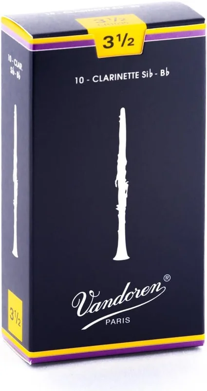Vandoren Traditional cr-1035 Ance per clarinetto Sib N°3 e 1/2 scatola da 10pz