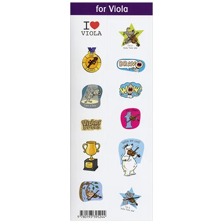 Blackwell, K. & D.: String Time Sticker for Viola