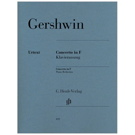 Gershwin, G.: Concerto in F für Klavier und Orchester