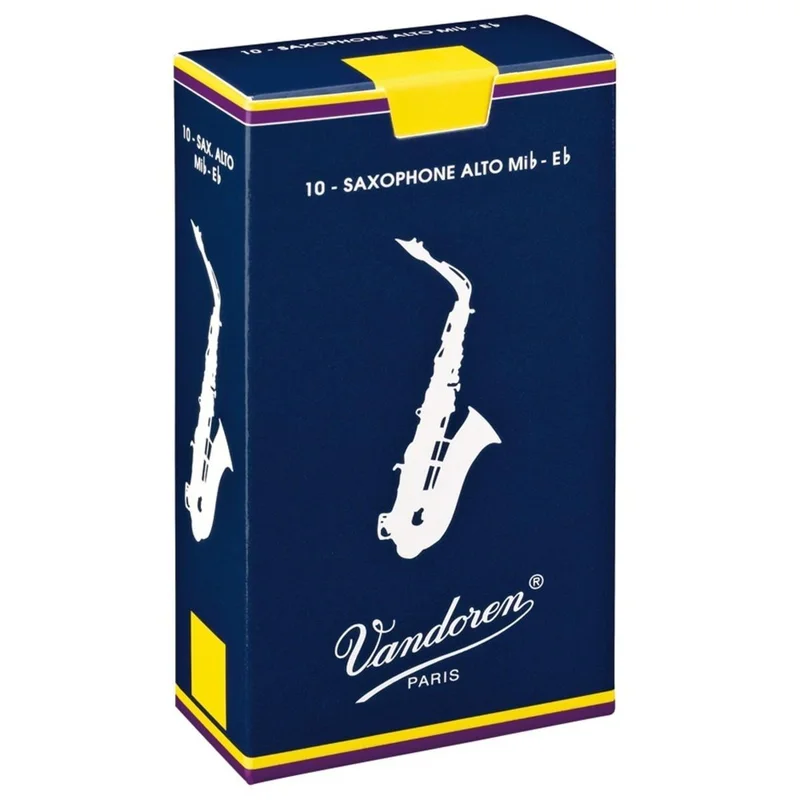 Vandoren traditional blu 10 ance per sax contralto n 1 1/2