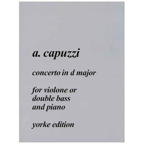Capuzzi, G. A.: Concerto D-Dur