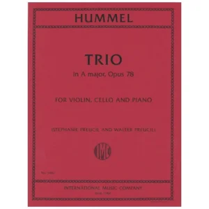 Hummel, J. N.: Trio in A Major Op. 78