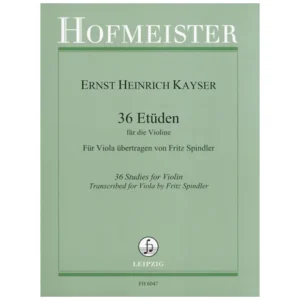 Kayser, R.: 36 Etüden