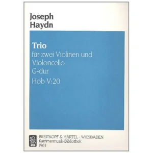 Haydn, J.: Trio G-Dur, Hob. V:20
