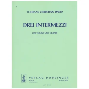 David, T.: 3 Intermezzi