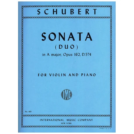 Schubert, F.: Violinsonate Op. 162 A-Dur
