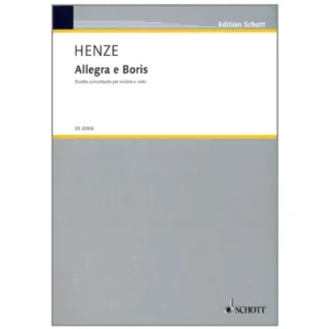 Henze H. W.: Allegra e Boris – Duetto concertante