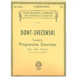 Dont, J.: 20 Progressive Etüden für Viola Op. 38