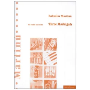 Martinu, B.: Drei Madrigale