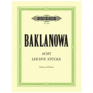 Baklanowa, N.: Acht leichte Stücke