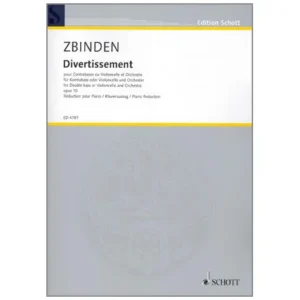 Zbinden, J. F.: Divertissement Op. 10