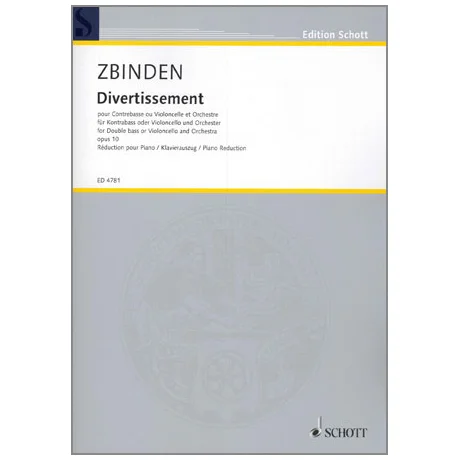 Zbinden, J. F.: Divertissement Op. 10