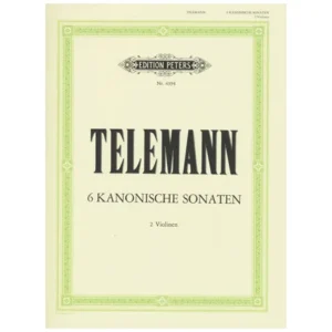 Telemann, G. Ph.: 6 kanonische Sonaten TWV 40:101-106