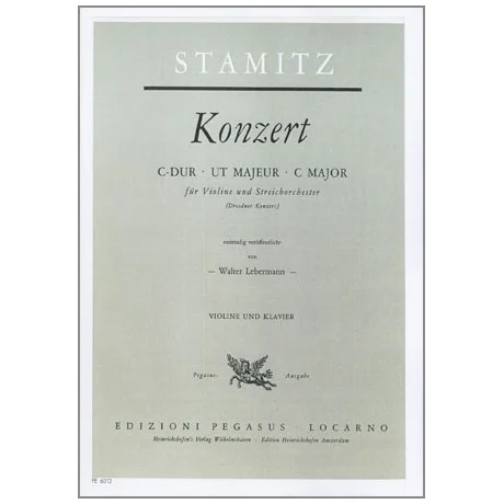Stamitz, J. A.: Violinkonzert C-Dur