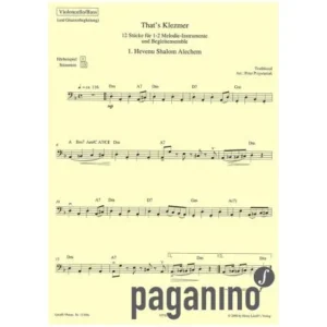 Przystaniak, P.: That’s Klezmer – Bassstimme