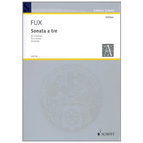 Fux, J. J.: Sonata a tre d-moll