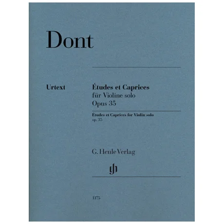 Dont, J.: Études et Caprices Op. 35