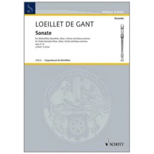 Loeillet de Gant, J-B.: Violinsonate e-Moll Op. 3/6