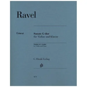 Ravel, M.: Violin Sonata in G major