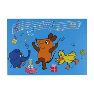 Post card birthday serenade “Die Maus”