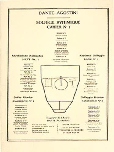 Solfeggio ritmico vol.1 dante agostini