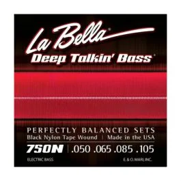 Labella 750n muta di corde lisce per basso 4 corde, 050-105