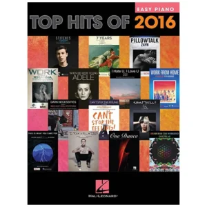 Top Hits Of 2016 – Easy Piano