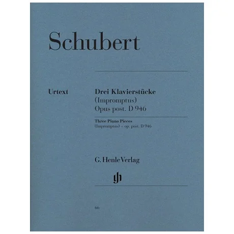 Schubert, F.: 3 Klavierstücke, Impromptus