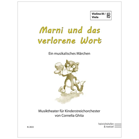 Ghita, C.: Marni und das verlorene Wort – Einzelstimme Violine 3 / Viola im Bratschenschlüssel