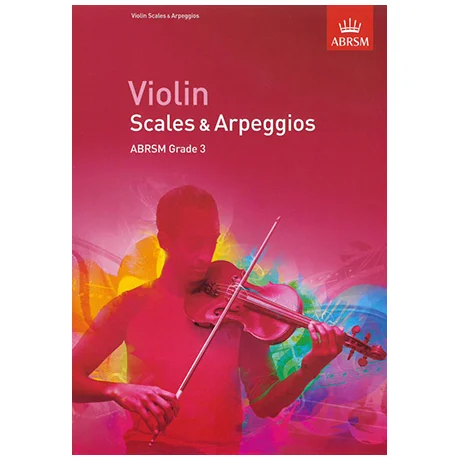 ABRSM: Violin Scales And Arpeggios – Grade 3 (From 2012)