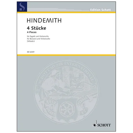 Hindemith, P.: 4 Stücke