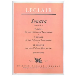 Leclair, J. M. A.: Triosonaten Op. 4 Nr. 3 d-moll
