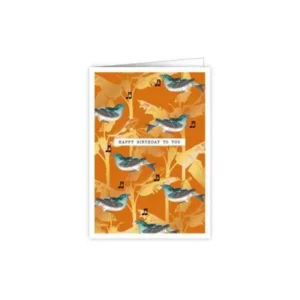Double card Birthday Bird