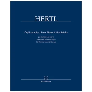 Hertl, F.: Vier Stücke für Kontrabass und Klavier