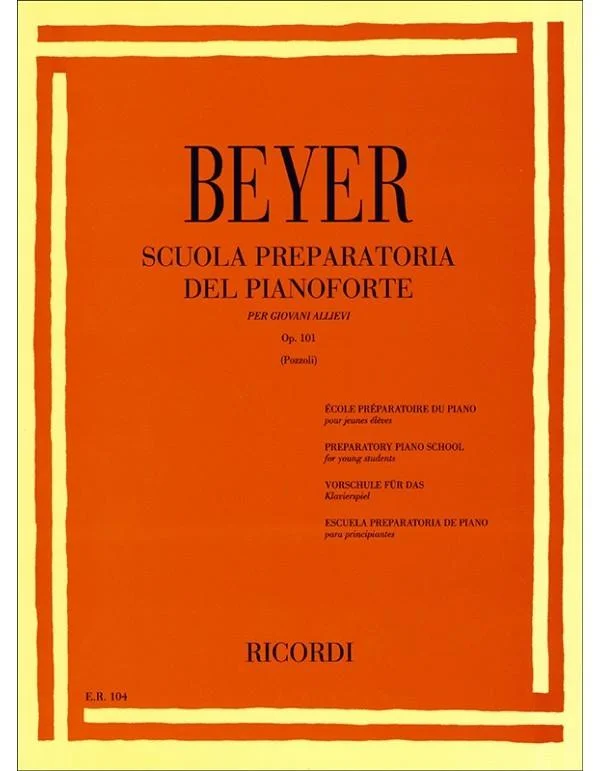 Scuola preparatoria del pianof.op.101 beyer(pozzoli) 11
