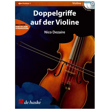 Dezaire, N.: Doppelgriffe auf der Violine (+2CDs)