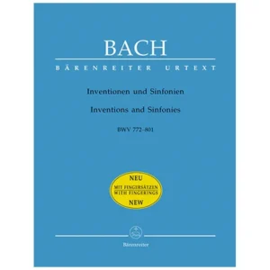 Bach, J. S.: Inventionen und Sinfonien BWV 772-801