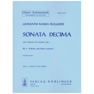 Ruggieri, G. M.: Sonata decima D-Dur Op. 3