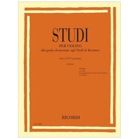 Perlini, S.: Studi per violino – Vol. 2