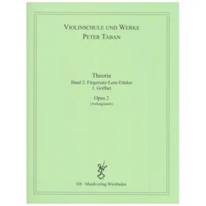 Taban, P.: Op. 2: Theorie Band 2