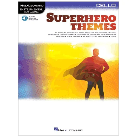 Superhero Themes for Cello (+Online Audio)